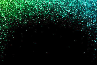 green blue holiday falling particles with glow vector