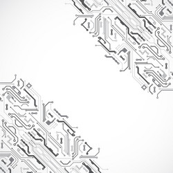 hi-tech digital technology and engineering theme vector image
