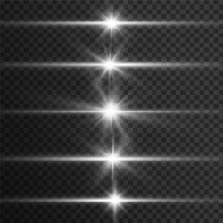 light effect glow vector image