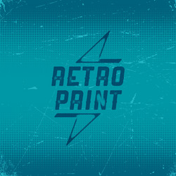old scratched card with halftone gradient vector image