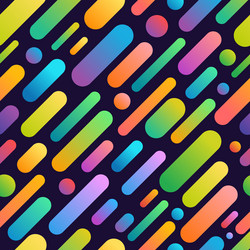 Abstract background different colorful elements vector