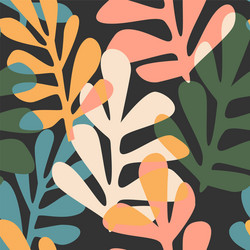Abstract Leaf Pattern vector