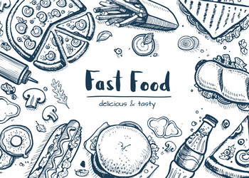 Snack Food Background Vector Images (over 180,000)