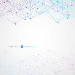 big data visualization background modern vector image
