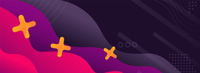 Abstract dynamic background with modern geometric vector