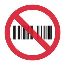 barcode icon bar code for web app ui design vector image