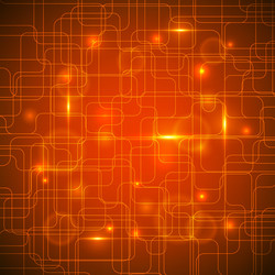 Abstract technology red background Royalty Free Vector Image