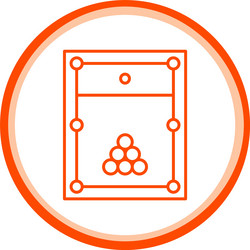 billiard icon Vector Image