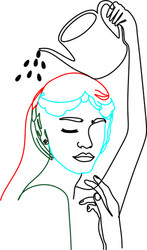 Tribal Nude Girl Vector Images (33)