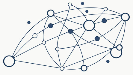 abstract digital network connectivity diagram vector image