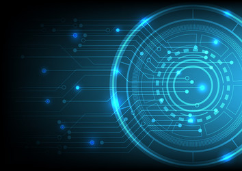 digital circuit background 2 vector image