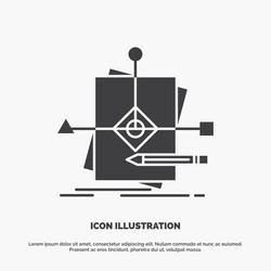 algorithm business foretelling pattern plan icon vector