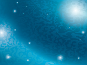 Blue background with abstract tracery vector