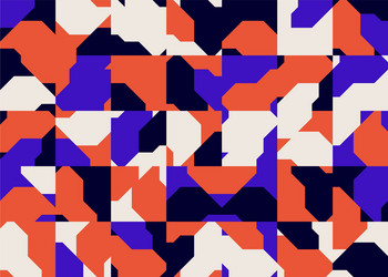 digital collage pattern design vector image