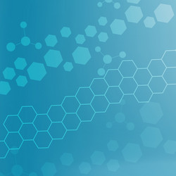 structure molecule and communication dna atom vector image