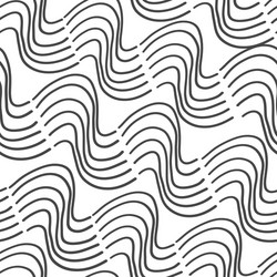Abstract Wavy Lines Pattern vector image