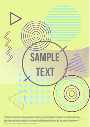 minimum geometric coverage vector image