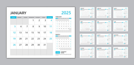 2025 Calendar Vector Images (over 890)