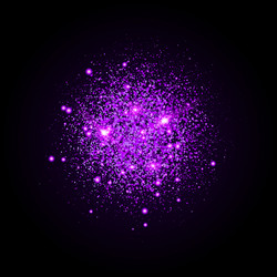 shiny particles shape sparkling background vector image