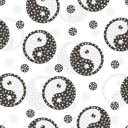 Yin Yang Abstract Pattern vector image