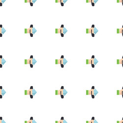 Call to action icon pattern seamless isolated vector
