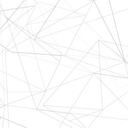 connected abstract pattern with overlapping lines vector image