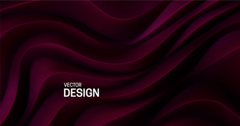 Dark Red Curvature Pattern vector image