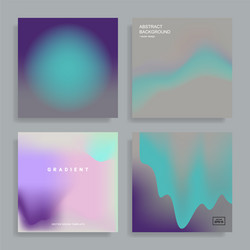 design templates with vibrant gradient shapes vector image