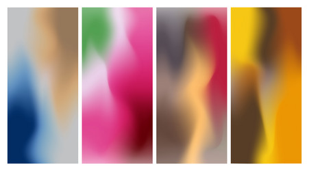 wavy gradient mesh background vector image