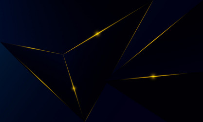 abstract blue polygon triangles shape pattern back vector image