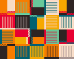deconstructed abstract pattern design vector image