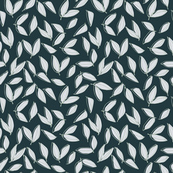 seamless pattern with tree branches and leaves vector image