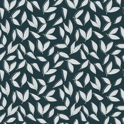 Seamless pattern with tree branches and leaves vector