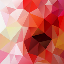 Red pink abstract polygon triangular pattern vector