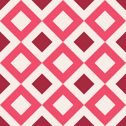 Abstract geometric pattern diamond shape red vector