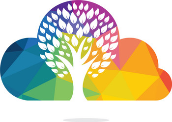 Family tree logo design Royalty Free Vector Image