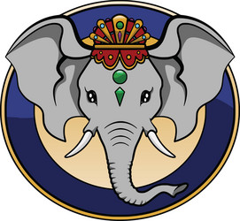 Hindu Deity Ganesh Symbol Vector Image