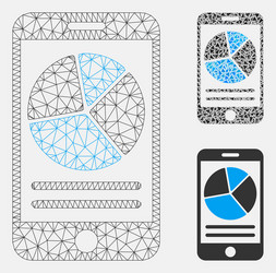 Mobile report mesh network model vector