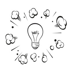 lamp boom isolated on a white background vector image