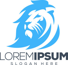 Lion Logo - Powerful Beast Vector Image