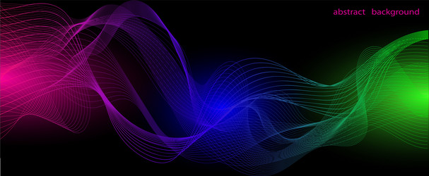 this image features a colorful wave pattern vector image