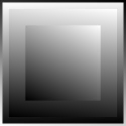 Overlapping squares blocks grayscale vector