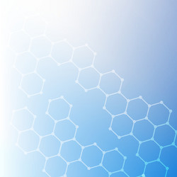 structure molecule and communication dna atom vector image