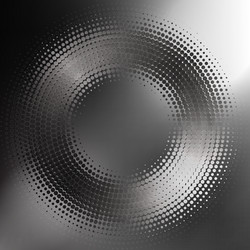 Abstract Halftone Circle Pattern vector image