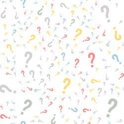 Quiz seamless pattern question marks doubt faq vector