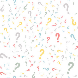 Quiz seamless pattern question marks doubt faq vector