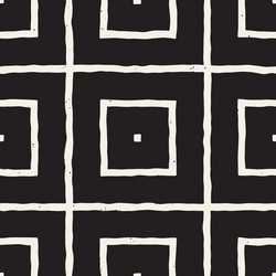 hand drawn seamless repeating pattern with lines vector image