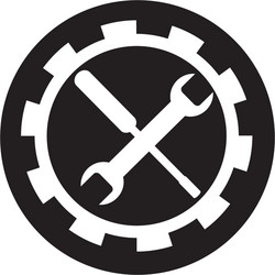 setting icon vector image