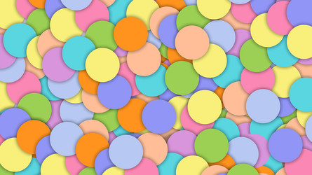 abstract colorful circles repeat pattern vector image