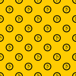 cursor to right in circle pattern vector image